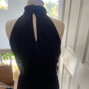 WHBM lined polyester top with shell and lining